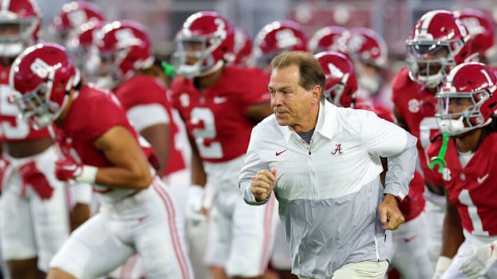 Nick Saban, Alabama Crimson Tide. (Photo by Kevin C. Cox/Getty Images)