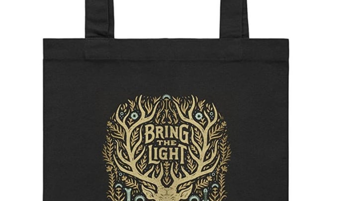 Discover Melrose Place's Shadow and Bone tote bag on Amazon.