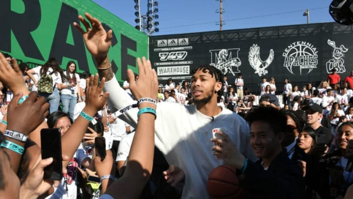 LOS ANGELES, CA - FEBRUARY 17: Brandon Ingram at adidas Creates 747 Warehouse St. - an event in basketball culture on February 17, 2018 in Los Angeles, California. (Photo by Neilson Barnard/Getty Images for adidas)