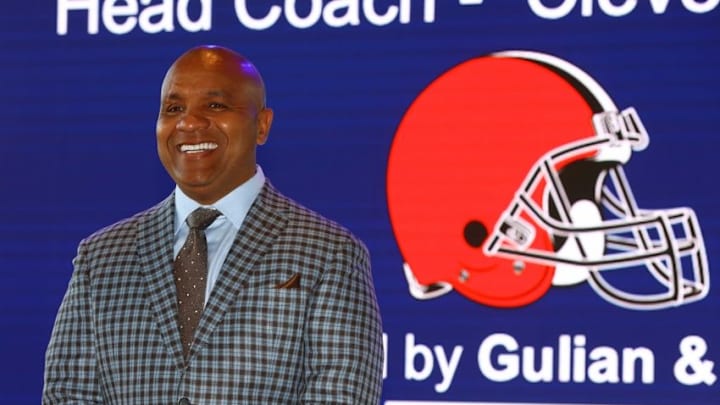 Feb 6, 2016; San Francisco, CA, USA; Cleveland Browns head coach Hue Jackson during the Leigh Steinberg Party at the City View at Metreon. Mandatory Credit: Mark J. Rebilas-USA TODAY Sports