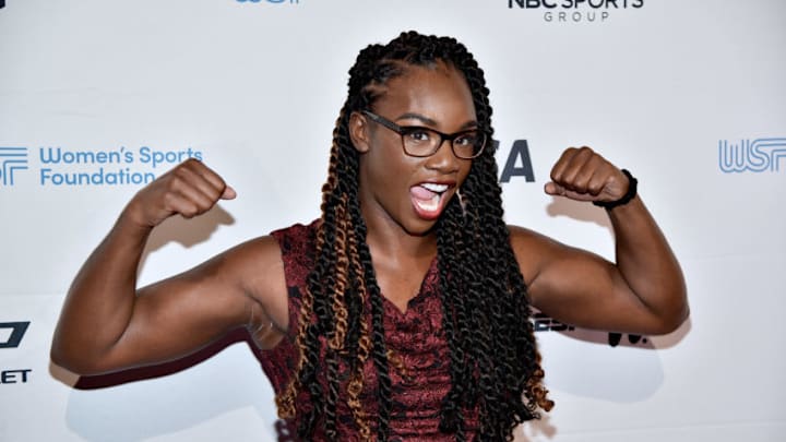 Claressa Shields (Photo by Theo Wargo/Getty Images for Women In Sports Foundation)