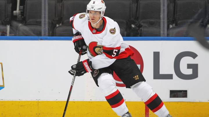 Nick Holden #5 of the Ottawa Senators (Photo by Claus Andersen/Getty Images)