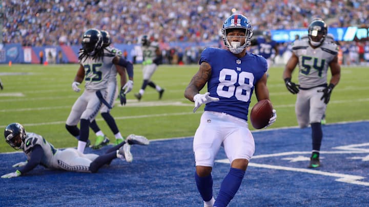 EAST RUTHERFORD, NJ – OCTOBER 22: Evan Engram (Photo by Abbie Parr/Getty Images)