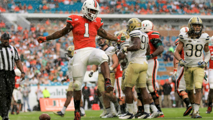 MIAMI GARDENS, FL - NOVEMBER 05: Mark Walton