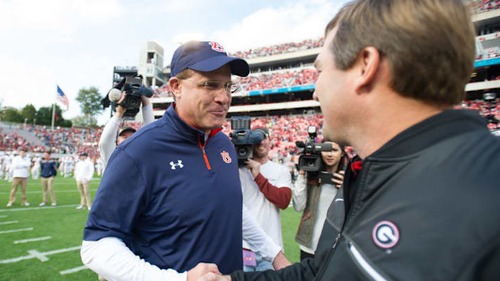 ATHENS, GA - NOVEMBER 12: Head coach Gus Malzahn