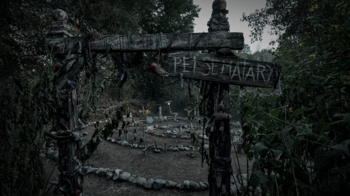 On the set of Pet Sematary: Bloodlines, streaming on Paramount+, 2023. Photo Cr: Philippe Bosse/Paramount Players