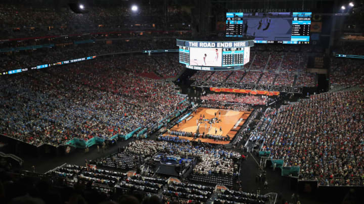GLENDALE, AZ - APRIL 03: A general view as the Gonzaga Bulldogs take on the North Carolina Tar Heels during the 2017 NCAA Men's Final Four National Championship game at University of Phoenix Stadium on April 3, 2017 in Glendale, Arizona. (Photo by Christian Petersen/Getty Images)