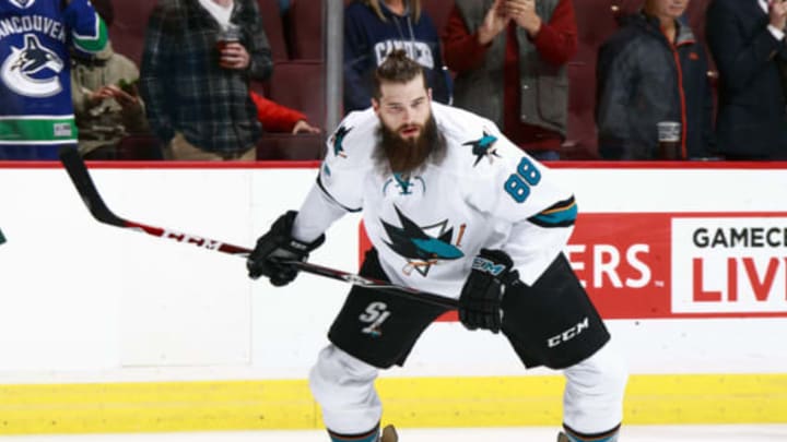 VANCOUVER, BC – FEBRUARY 25: Brent Burns