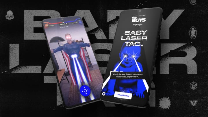 Baby Laser Tag, a New Augmented-Reality Experience from Amazon Prime Video Will Immerse Fans in the World of The Boys from the Comfort of their Own Home or Hideout