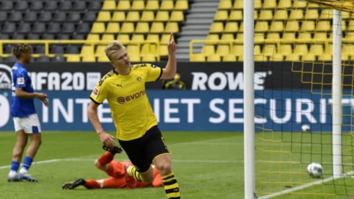 Erling Haaland will continue his hunt for more goals (Photo by MARTIN MEISSNER/POOL/AFP via Getty Images)