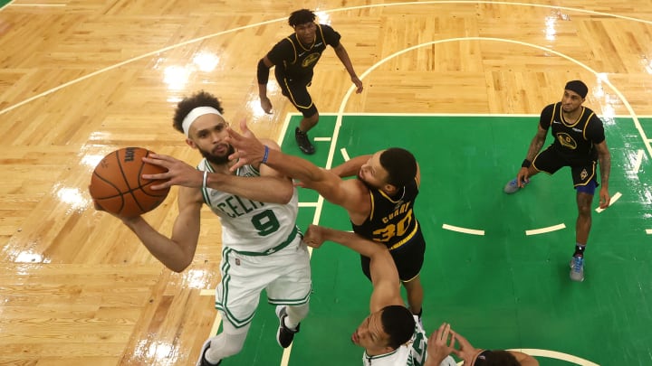 Derrick White (Photo by Elsa/Getty Images).