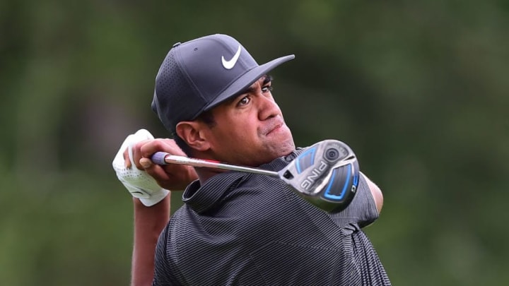 WHITE SULPHUR SPRINGS, WV - JULY 06: Tony Finau tees off the 11th hole during round one of The Greenbrier Classic held at the Old White TPC on July 6, 2017 in White Sulphur Springs, West Virginia. (Photo by Jared C. Tilton/Getty Images)