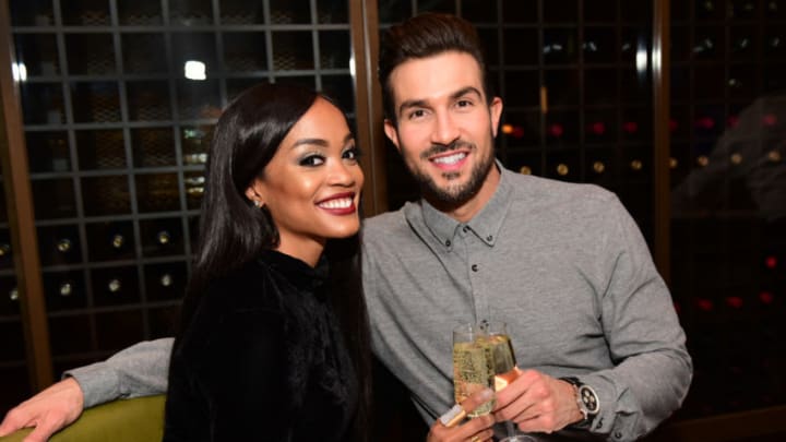 PHILADELPHIA, PA - APRIL 21: The Bachelorette's Rachel Lindsay celebrates Birthday with fiance Bryan Abasolo at SugarHouse Casino on April 21, 2018 in Philadelphia, Pennsylvania. (Photo by Lisa Lake/Getty Images for SugarHouse Casino )