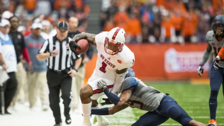 SYRACUSE, NY - NOVEMBER 12: Jaylen Samuels