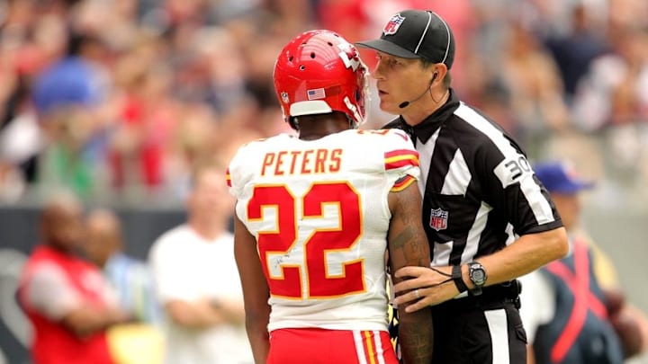 Kansas City Cheifs corner Marcus Peters. Mandatory Credit: Erik Williams-USA TODAY Sports