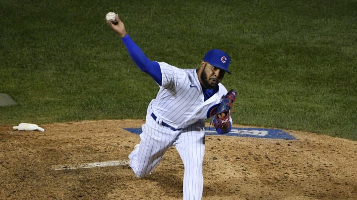 Chicago Cubs reliever Jeremy Jeffress Mandatory Credit: Quinn Harris-USA TODAY Sports