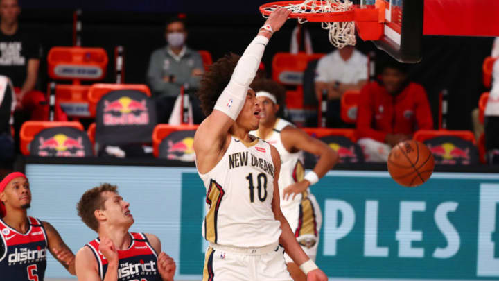 Jaxson Hayes #10 of the New Orleans Pelicans (Photo by Kim Klement - Pool/Getty Images)