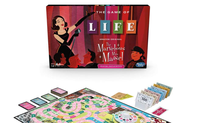 Discover Hasbro's 'The Marvelous Mrs. Maisel' themed The Game of Life board game on Amazon.
