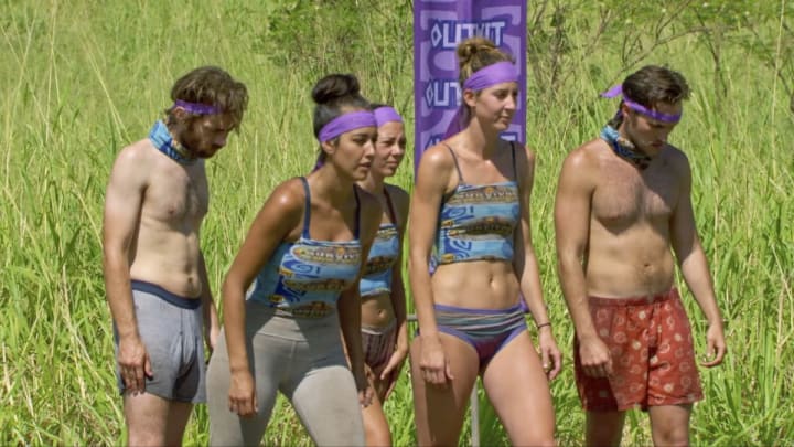 Survivor David vs. Goliath episode 9 Reward Challenge Purple Team