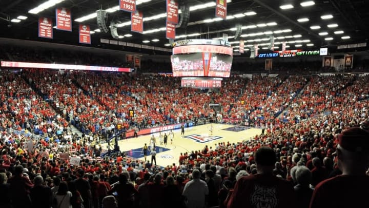 Feb 26, 2014; Tucson, AZ, USA; A general view of McKale Center as the Arizona Wildcats play California Golden Bears during the first half at McKale Center. Mandatory Credit: Casey Sapio-USA TODAY Sports