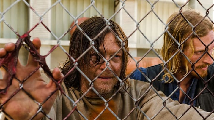 Daryl Dixon (Norman Reedus) and Dwight (Austin Amelio) in Episode 3, Photo by Gene Page/AMC