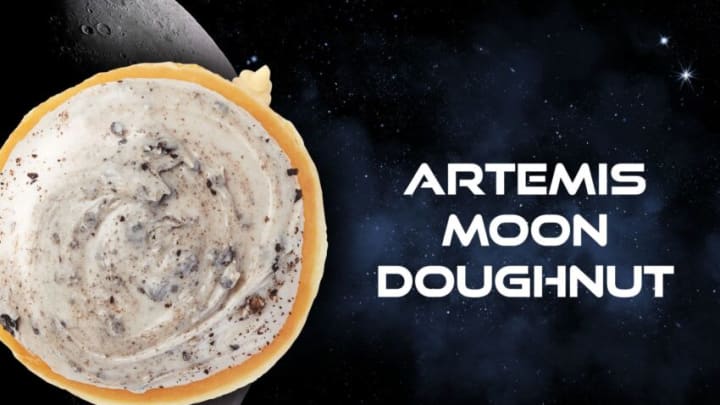Krispy Kreme Artemis Moon Doughnut