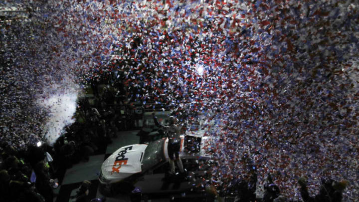 Denny Hamlin, Joe Gibbs Racing, NASCAR, Daytona 500 (Photo by Jared C. Tilton/Getty Images)