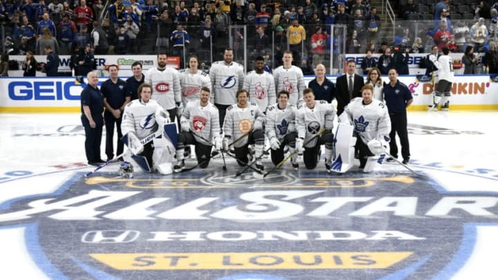 Toronto Maple Leafs and 2020 NHL All-Stars (Photo by Scott Rovak/NHLI via Getty Images)