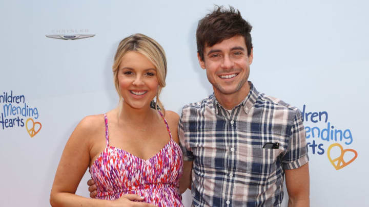 BEVERLY HILLS, CA - JUNE 12: Television Personality Ali Fedotowsky and Kevin Manno arrive at Children Mending Hearts and Vintage Grocers Presents the 8th Annual 'Empathy Rocks' on June 12, 2016 in Beverly Hills, California. (Photo by Ari Perilstein/Getty Images for Children Mending Hearts)