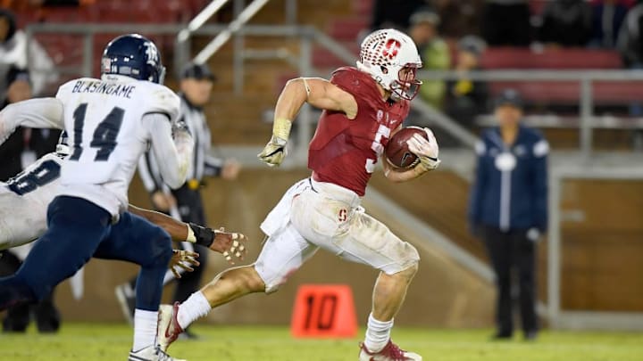 PALO ALTO, CA - NOVEMBER 26: Christian McCaffrey