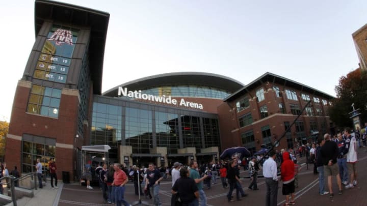COLUMBUS, OH - OCTOBER 7: An exterior view of Nationwide Arena before the home opener between the Nashville Predators and the Columbus Blue Jackets at Nationwide Arena on October 7, 2011 in Columbus, Ohio. (Photo by Justin K. Aller/Getty Images)