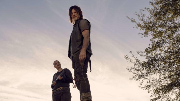 Norman Reedus as Daryl Dixon, Samantha Morton as Alpha – The Walking Dead _ Season 9, Episode 15 – Photo Credit: Gene Page/AMC