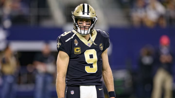New Orleans Saints Quarterback Drew Brees (9) (Photo by Andrew Dieb/Icon Sportswire via Getty Images)