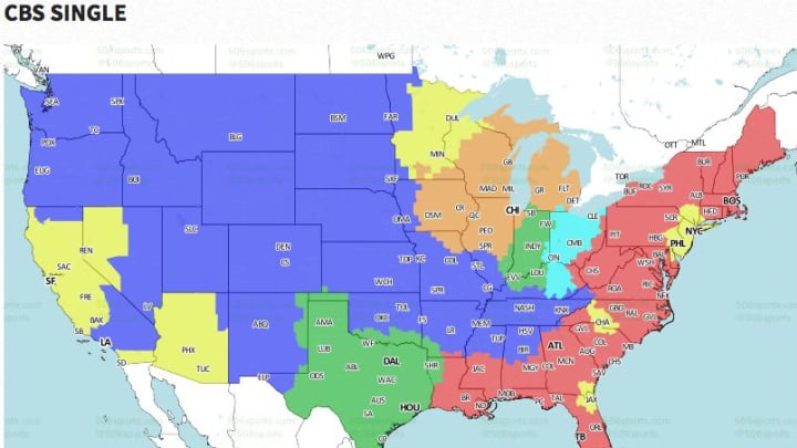 NFL coverage map 2016: TV schedule Week 14