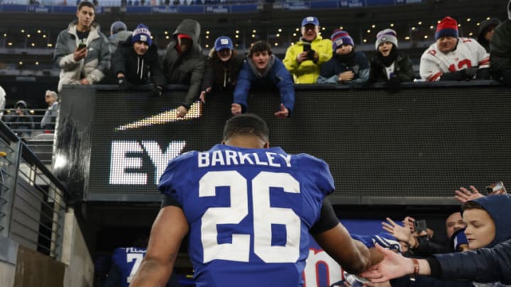 Giants, Saquon Barkley. (Photo by Al Bello/Getty Images)