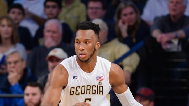 ATLANTA, GA FEBRUARY 11: Josh Okogie (Photo by Rich von Biberstein/Icon Sportswire via Getty Images)