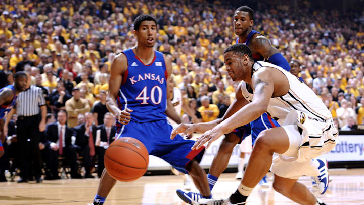 Kansas Jayhawks forward Kevin Young (40) Mandatory Credit: Dak Dillon-USA TODAY Sports