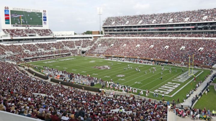 STARKVILLE MS -OCTOBER 10: General view of Davis Wade Stadium during the game between Troy and Mississippi State on October 10, 2015, in Starkville, Mississippi. (Photo by Butch Dill/Getty Images)