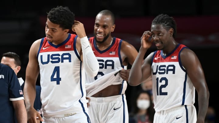 Team USA: Keldon Johnson, Khris Middleton, Jrue Holiday, Milwaukee Bucks