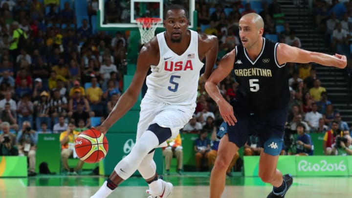 RIO DE JANEIRO, BRAZIL - AUGUST 17: Kevin Durant