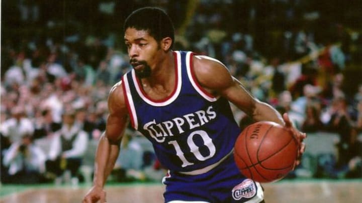 Norm Nixon, shown on a poster, was the first All-Star for the Clippers after they moved to Los Angeles.