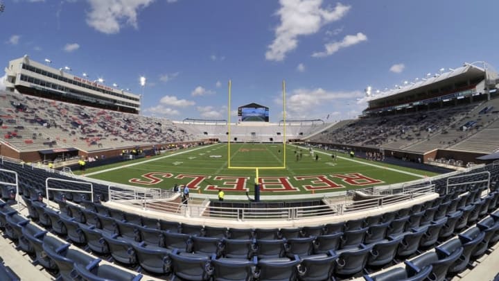 Sep 10, 2016; Oxford, MS, USA; general view before the game between the Mississippi Rebels and the Wofford Terriers at Vaught-Hemingway Stadium. Mandatory Credit: Justin Ford-USA TODAY Sports