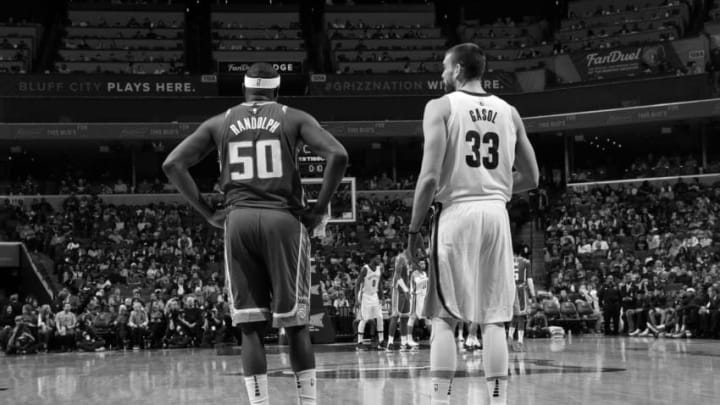 MEMPHIS, TN - JANUARY 19: (EDITORS NOTE: Image has been converted to black and white) Zach Randolph