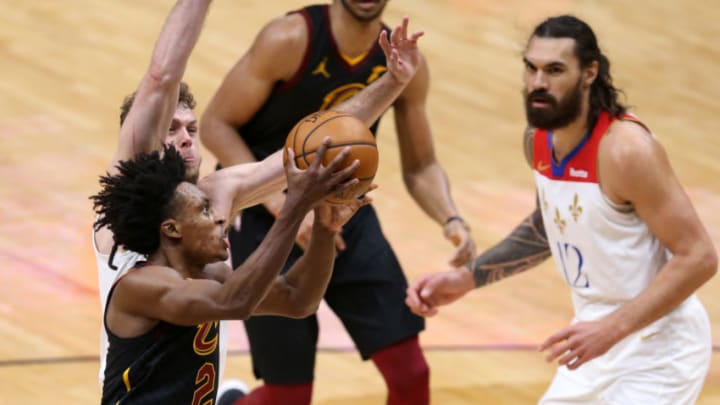 Cleveland Cavaliers guard Collin Sexton drives. (Photo by Chuck Cook-USA TODAY Sports)