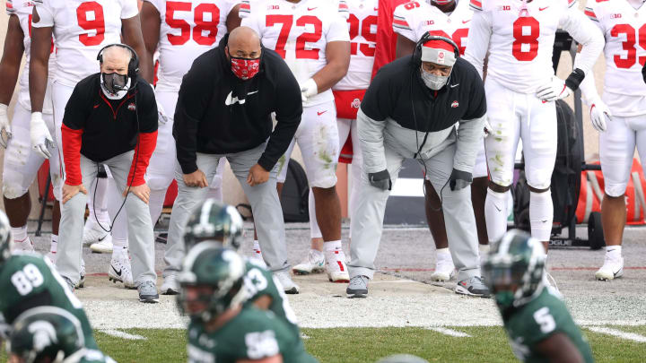 The Ohio State football program is hoping to get a solid edge guy. (Photo by Gregory Shamus/Getty Images)