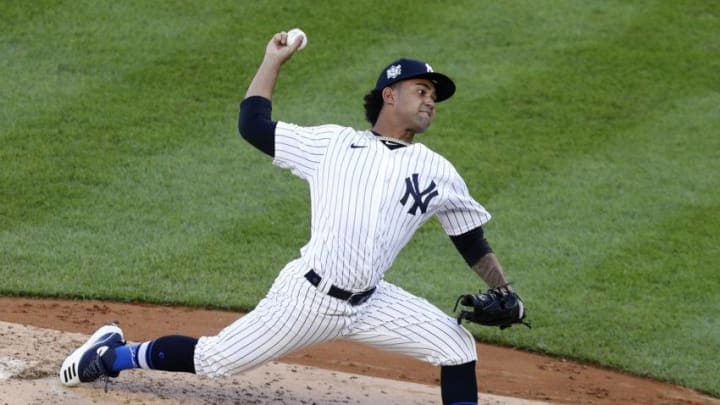 Deivi Garcia, New York Yankees. (Photo by Jim McIsaac/Getty Images)