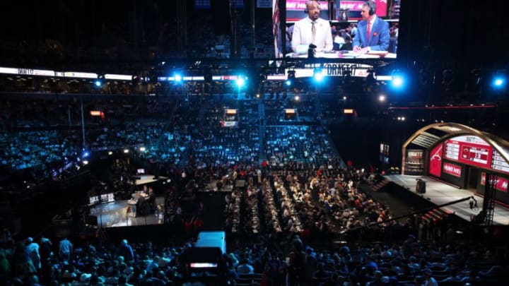 NEW YORK, USA - JUNE 22: A general view of Barclays Center during NBA Draft 2017 in Brooklyn borough of New York, United States on June 22, 2017. (Photo by Mohammed Elshamy/Anadolu Agency/Getty Images)