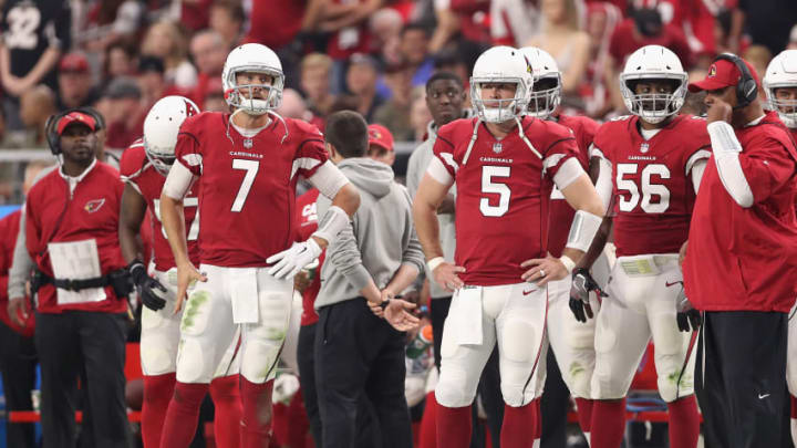 GLENDALE, AZ - DECEMBER 03: Quarterback Blaine Gabbert