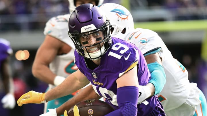 Minnesota Vikings Wide Receiver Adam Thielen (19). (Photo by Nick Wosika/Icon Sportswire via Getty Images)