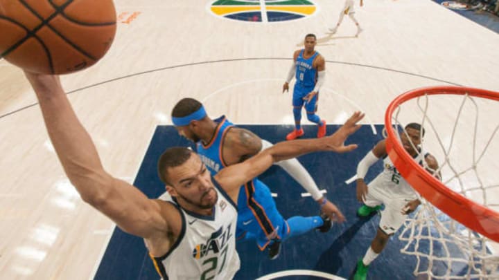 Utah Jazz Oklahoma City Thunder Rudy Gobert